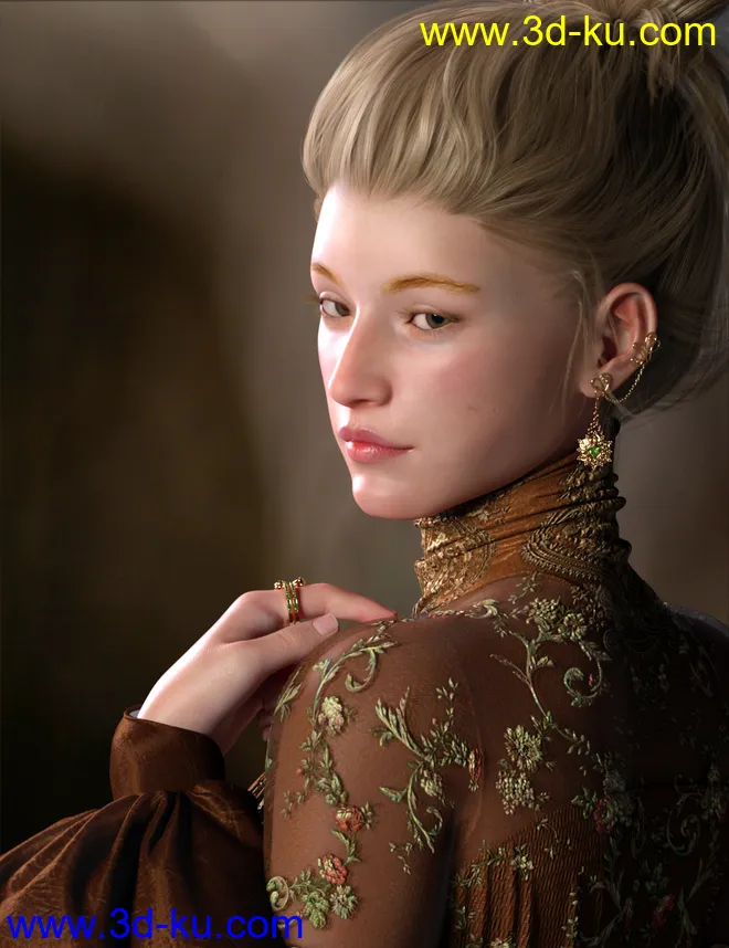 Elsa for Genesis 8 Female模型的图片2