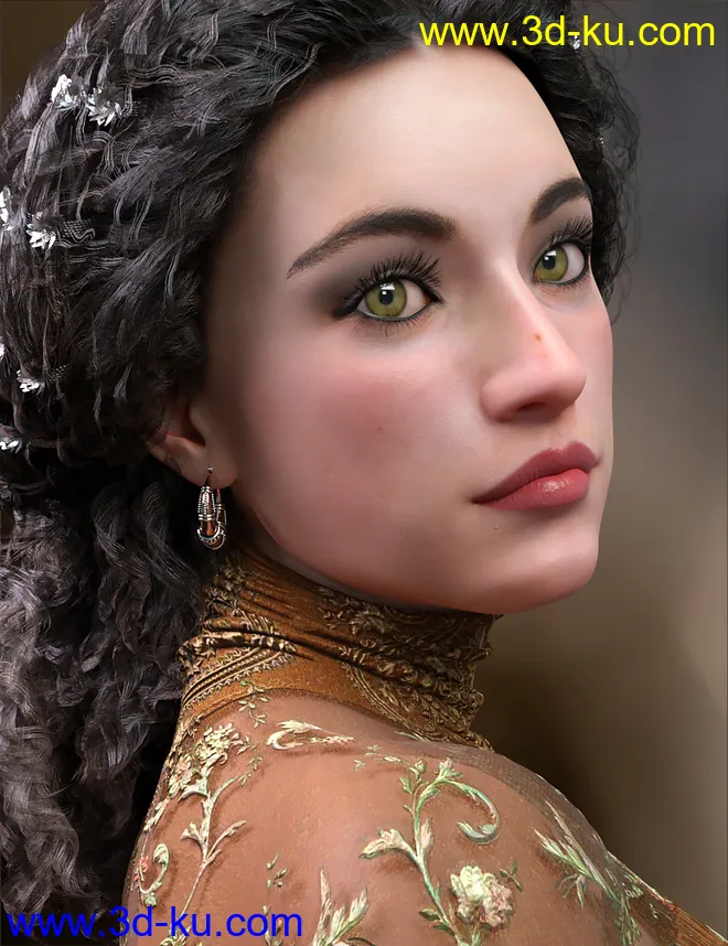 Elsa for Genesis 8 Female模型的图片3