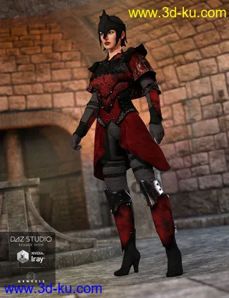 3D打印模型Elven Knight Armor Female Textures的图片