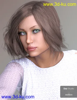 3D打印模型Emilya HD & Dress for Genesis 8 Female的图片
