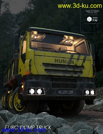 3D打印模型Euro Dump Truck的图片
