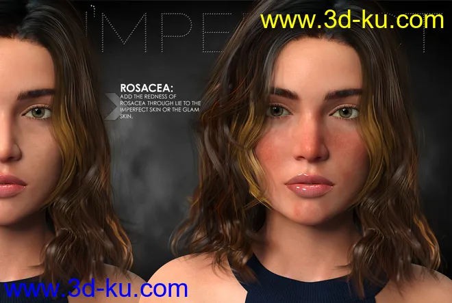 Every Girl HD Kit for Genesis 8 & 3 Female模型的图片4