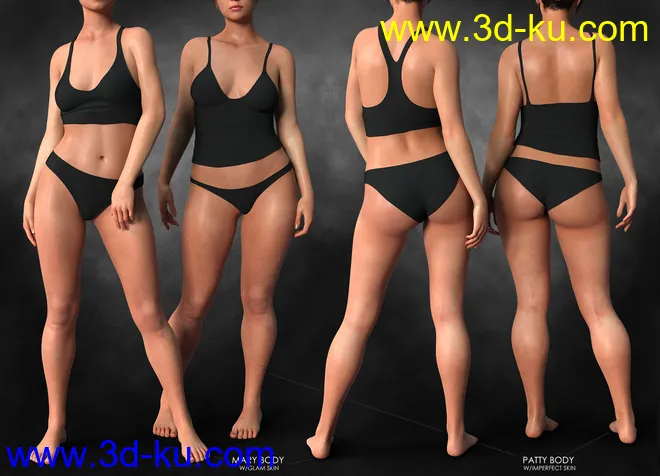 Every Girl HD Kit for Genesis 8 & 3 Female模型的图片7