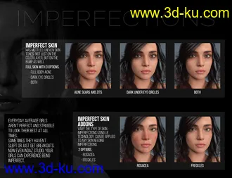 3D打印模型Every Girl HD Kit for Genesis 8 & 3 Female的图片