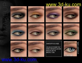 3D打印模型Every Girl HD Kit for Genesis 8 & 3 Female的图片