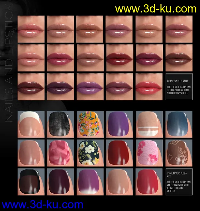 Every Girl HD Kit for Genesis 8 & 3 Female模型的图片16