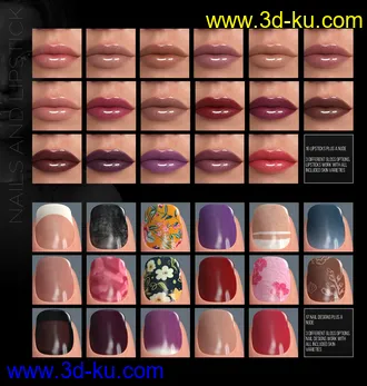 3D打印模型Every Girl HD Kit for Genesis 8 & 3 Female的图片