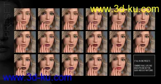 3D打印模型Every Girl HD Kit for Genesis 8 & 3 Female的图片