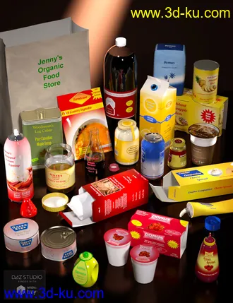 3D打印模型Everyday Groceries 2的图片