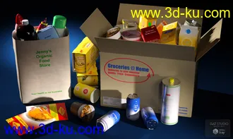 3D打印模型Everyday Groceries 2的图片