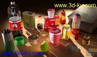 3D打印模型Everyday Groceries 2的图片