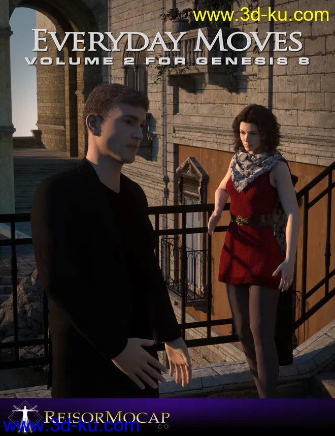 Everyday Moves Volume 2 For Genesis 8模型的图片1
