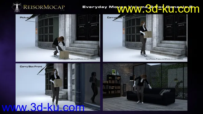 Everyday Moves Volume 2 For Genesis 8模型的图片2
