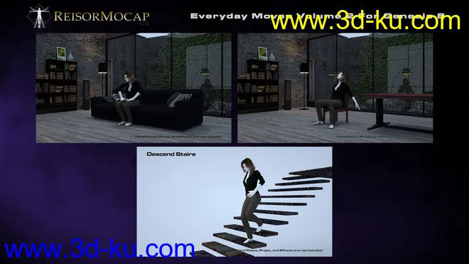 Everyday Moves Volume 2 For Genesis 8模型的图片3