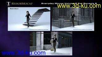 3D打印模型Everyday Moves Volume 2 For Genesis 8的图片