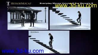 3D打印模型Everyday Moves Volume 2 For Genesis 8的图片
