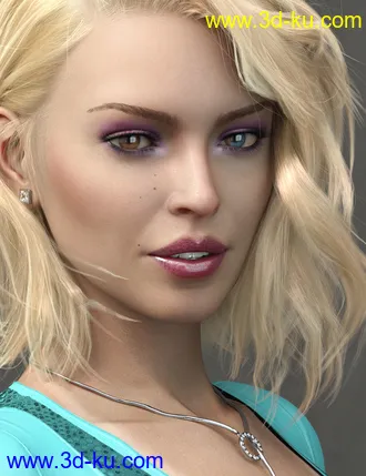 3D打印模型Evlin HD for Genesis 8 Female的图片