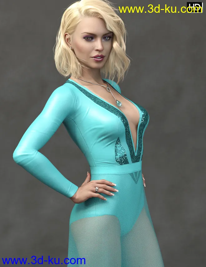 Evlin HD for Genesis 8 Female模型的图片8