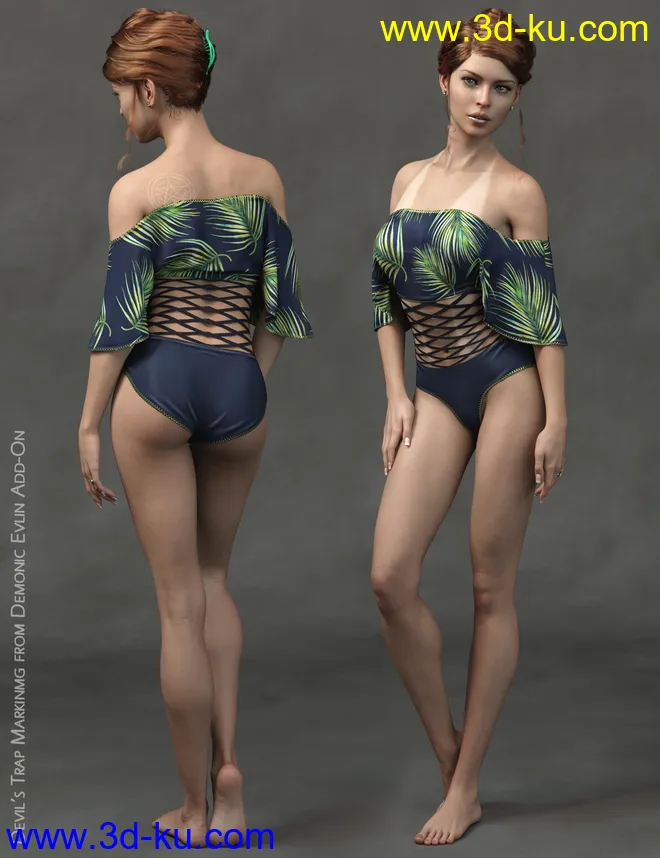 Evlin HD for Genesis 8 Female模型的图片9