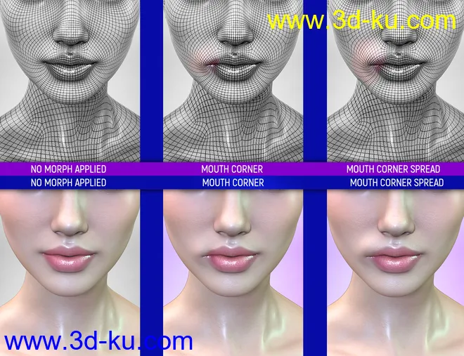 Face Bruises Morphs for Genesis 3 & 8 Female(s)模型的图片11