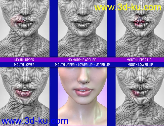 Face Bruises Morphs for Genesis 3 & 8 Female(s)模型的图片12