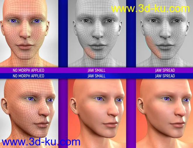 Face Bruises Morphs for Genesis 3 and 8 Male(s)模型的图片9