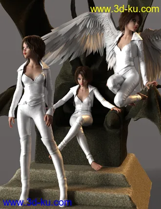 3D打印模型Fallen Angel Poses for Rynne 8的图片