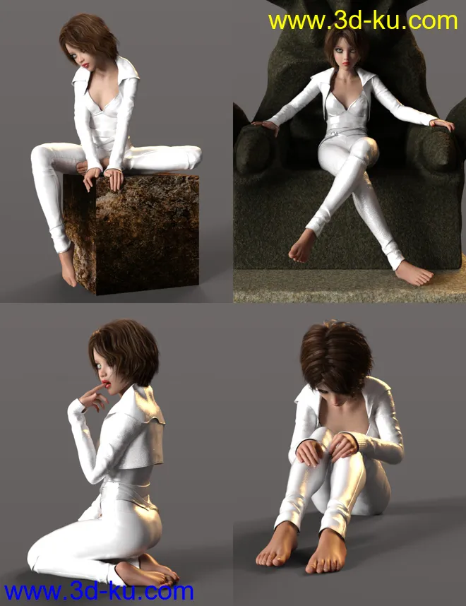 Fallen Angel Poses for Rynne 8模型的图片3