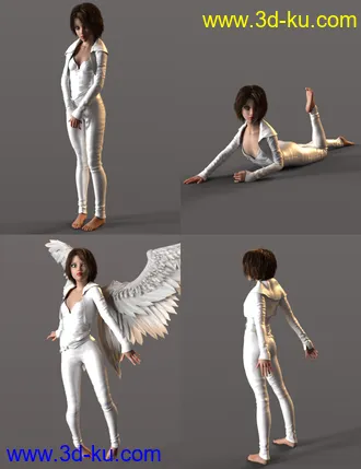 3D打印模型Fallen Angel Poses for Rynne 8的图片