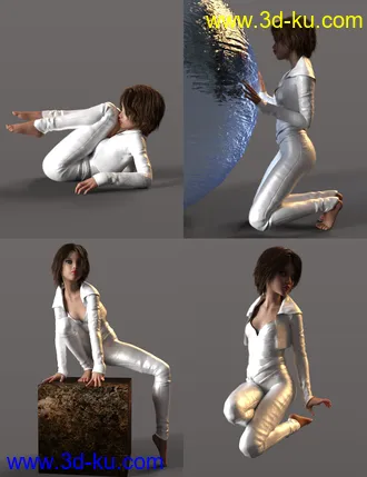 3D打印模型Fallen Angel Poses for Rynne 8的图片