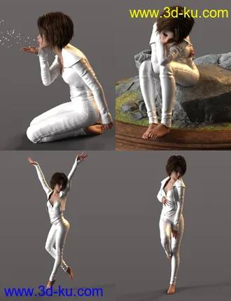 3D打印模型Fallen Angel Poses for Rynne 8的图片