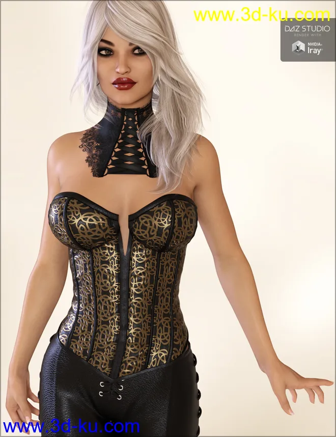Fantasy Leather Iray Shaders模型的图片4