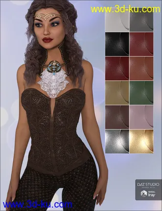 3D打印模型Fantasy Leather Iray Shaders的图片