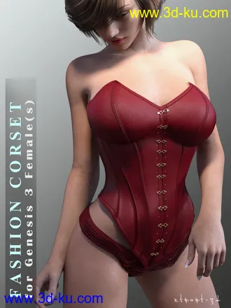3D打印模型FashionCorset for Genesis 3 Female的图片