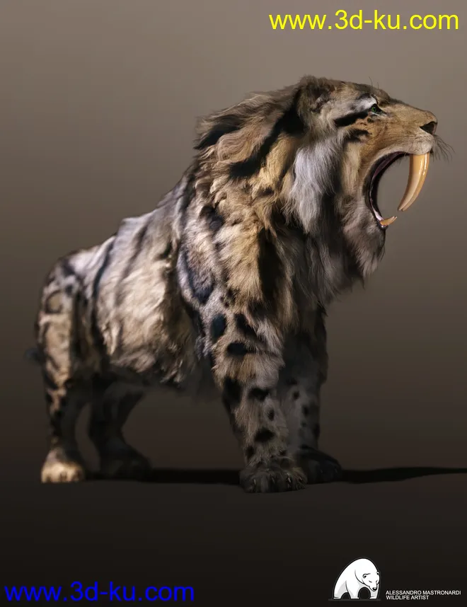 Felidae by AM - Smilodon Populator模型的图片1