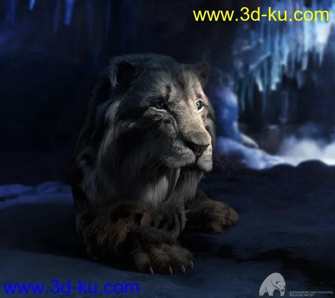 Felidae by AM - Smilodon Populator模型的图片2