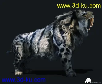 3D打印模型Felidae by AM - Smilodon Populator的图片