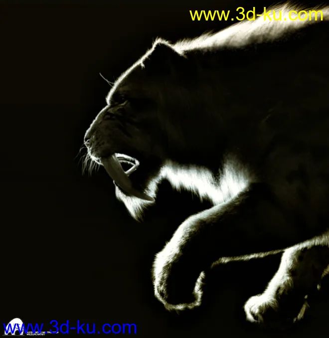 Felidae by AM - Smilodon Populator模型的图片5