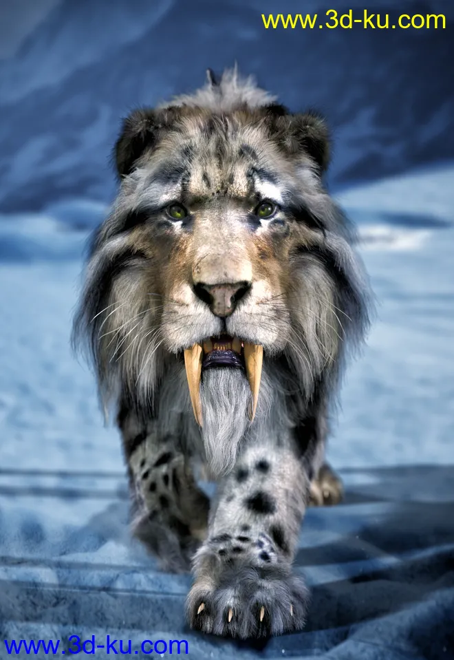 Felidae by AM - Smilodon Populator模型的图片7