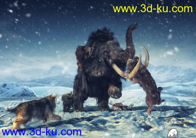 Felidae by AM - Smilodon Populator - Companion Pack模型的图片6