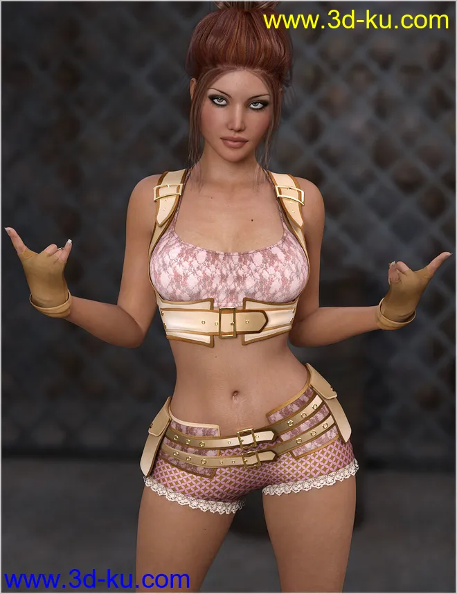 Feminine for Echo Outfit for the Genesis 3 Female模型的图片1