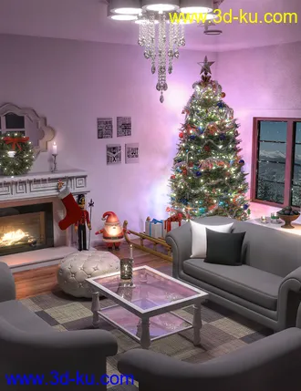 3D打印模型FG Christmas Living的图片