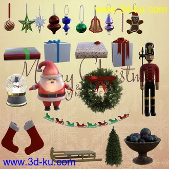 3D打印模型FG Christmas Living的图片