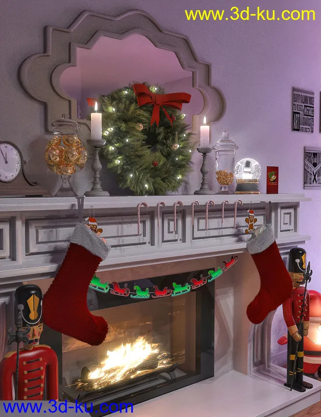 FG Christmas Living模型的图片6