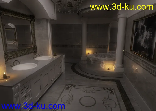 FG Classy Bathroom模型的图片5