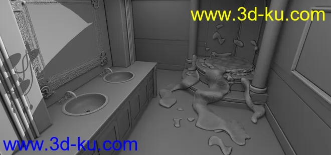 FG Classy Bathroom模型的图片9