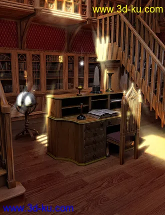3D打印模型FG Gothic Library的图片