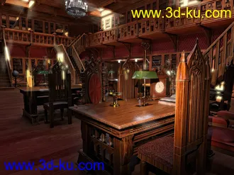 3D打印模型FG Gothic Library的图片