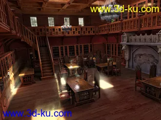 3D打印模型FG Gothic Library的图片