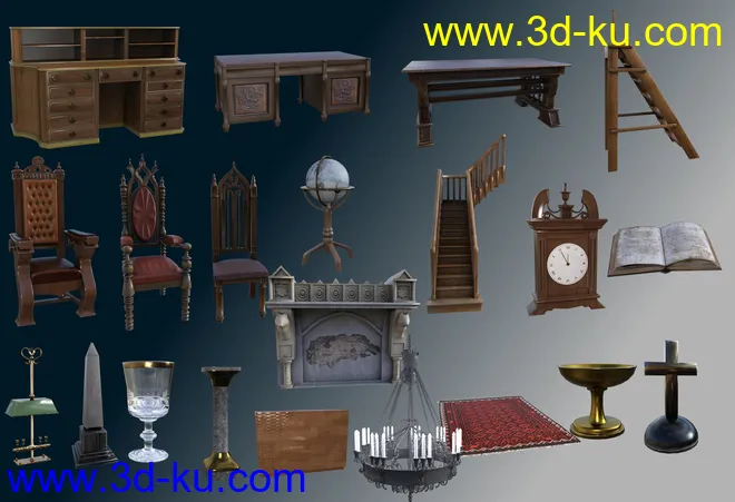 FG Gothic Library模型的图片5